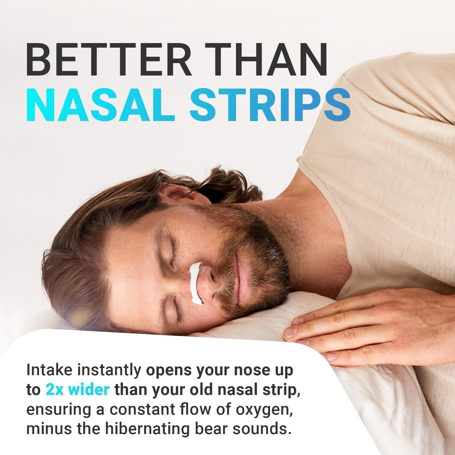 BreatheCare™ Nasal Strips for Breathing-Pack of 30 days
