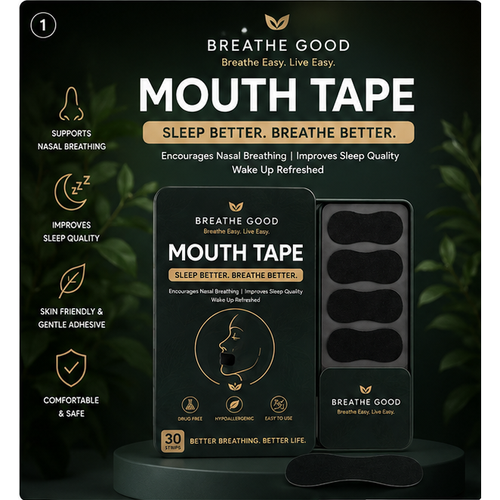 Breathe Good Mouth Tape for better sleep