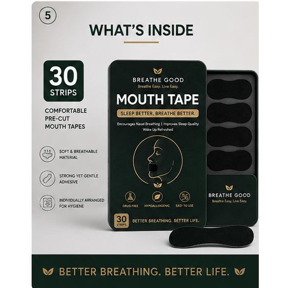 Breathe Good Mouth Tape for better sleep